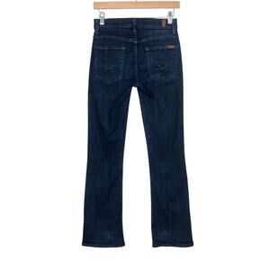 7 For All Mankind Mid Rise Bootcut Dark Wash Jeans Size 27